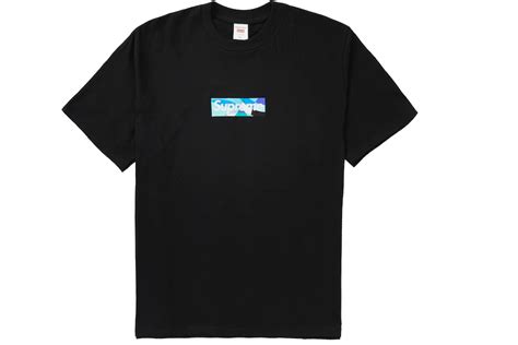 Supreme Emilio Pucci Box Logo Tee Black/Blue Men's 